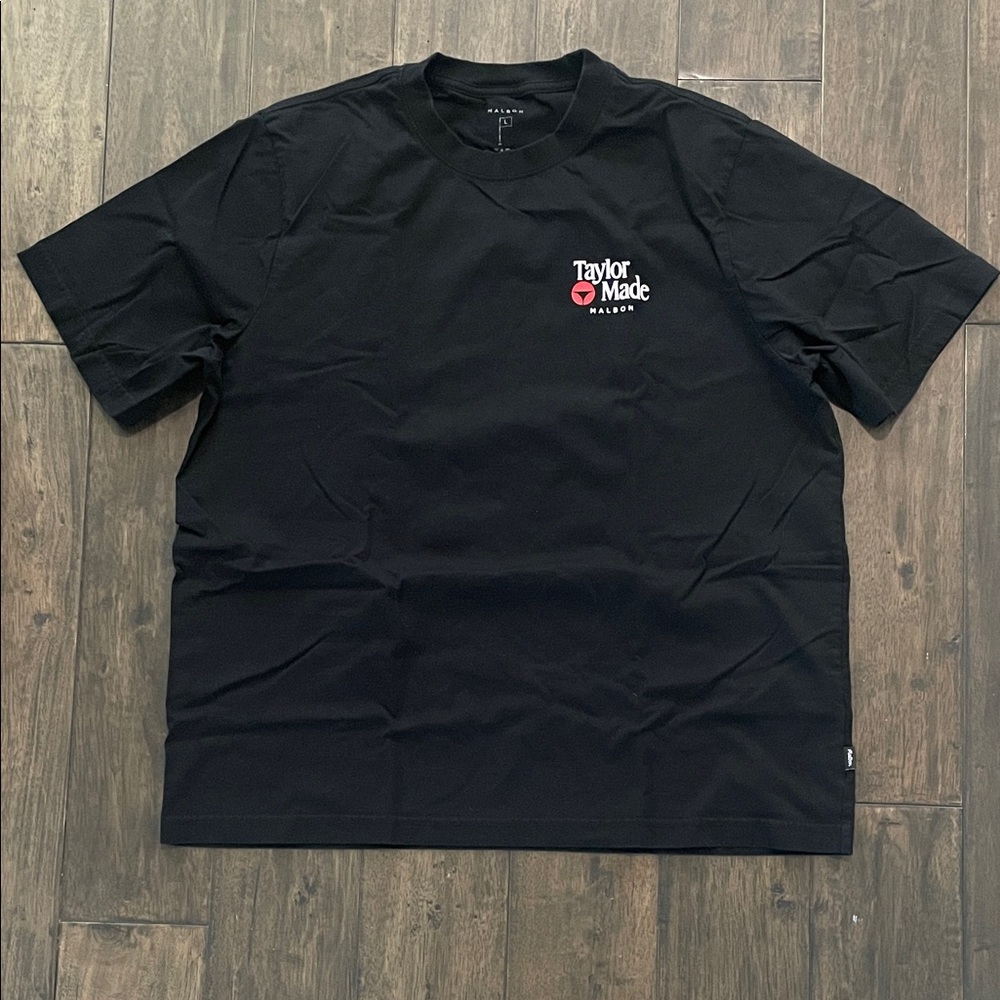 Malbon TaylorMade Black Short Sleeve Tee